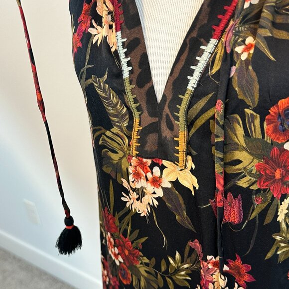 Johnny Was Workshop Bohemian Floral Blouse Size S - Picture 4 of 12